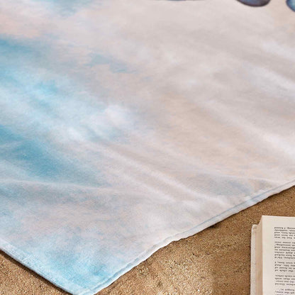 Octopus Blue Beach Towel