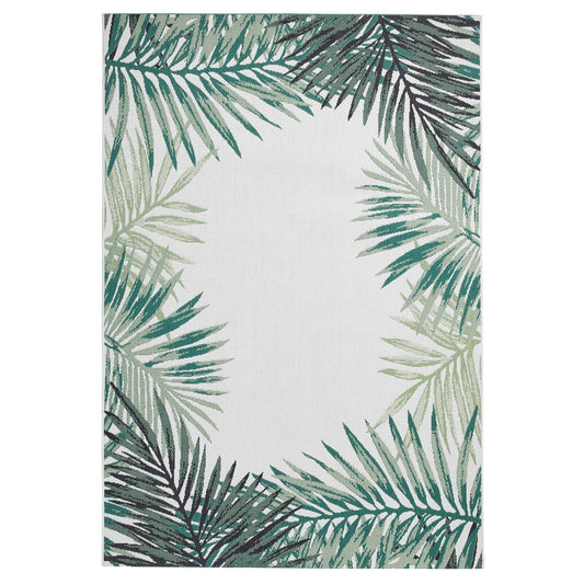 Miami 19435 Light Beige/Green Flatweave Rug
