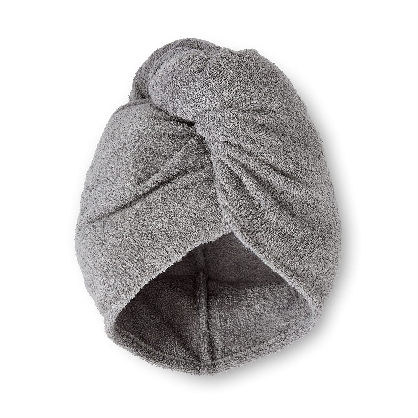 Quick Dry Turbie Grey Head Towel