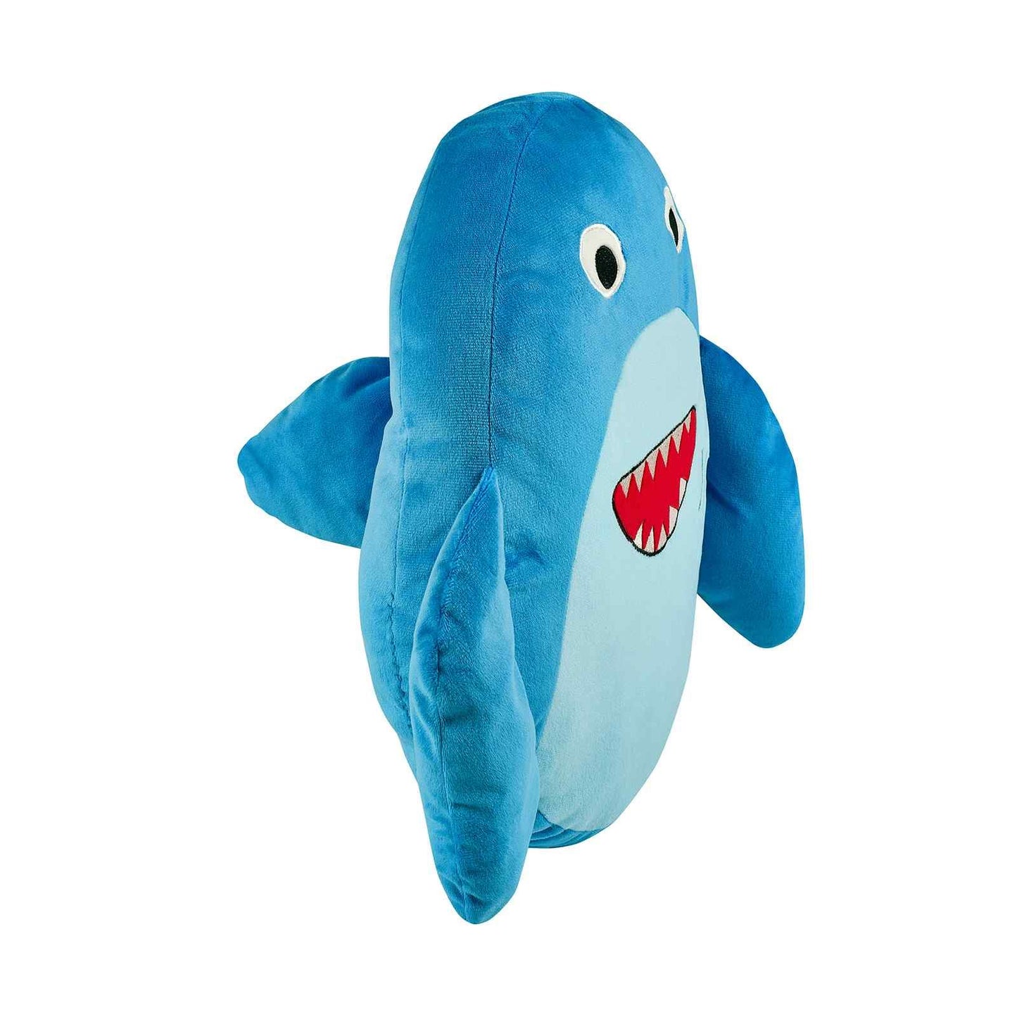 Sheldon The Shark Navy Blue 3D Shaped Cushion