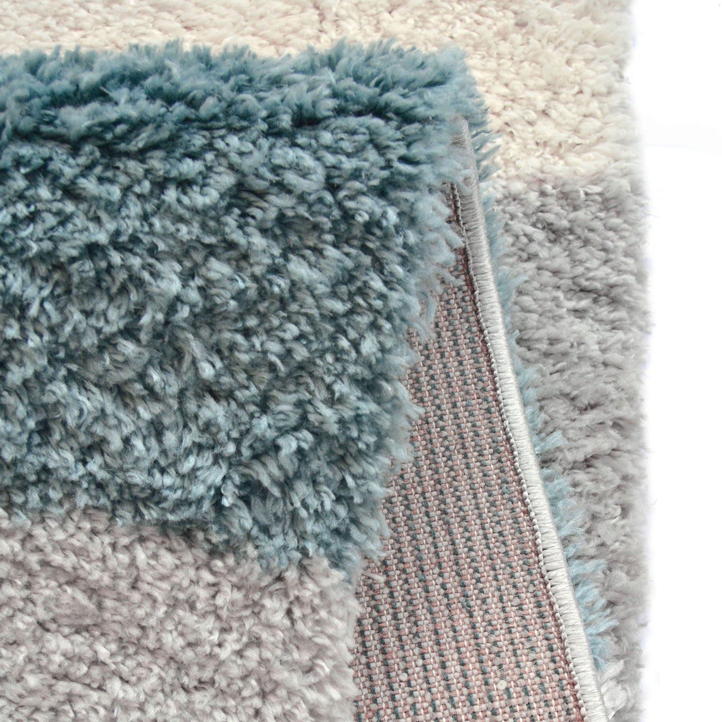 Snug Duck Egg Blocks Rug
