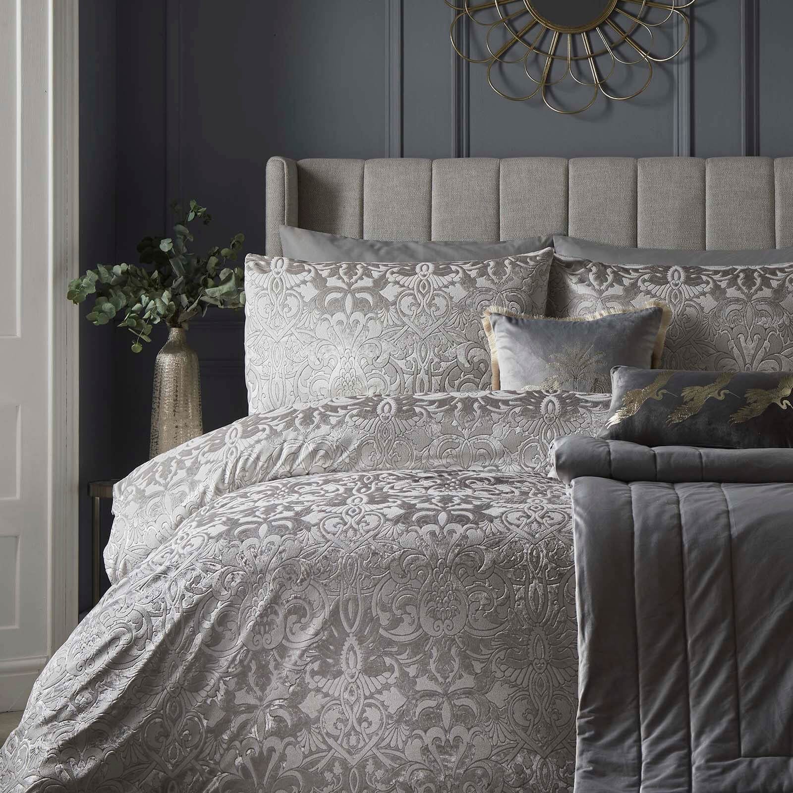 Firenza Silver Duvet Set