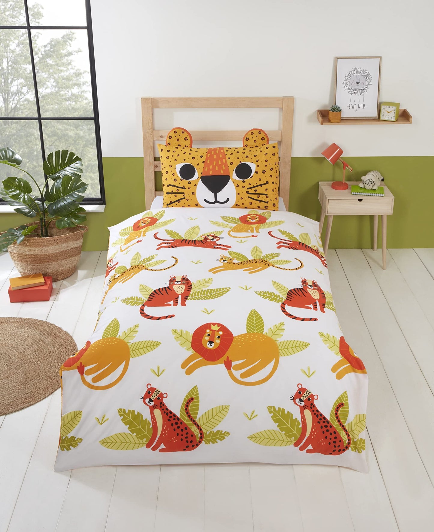 Wild Cats Multi Duvet Set