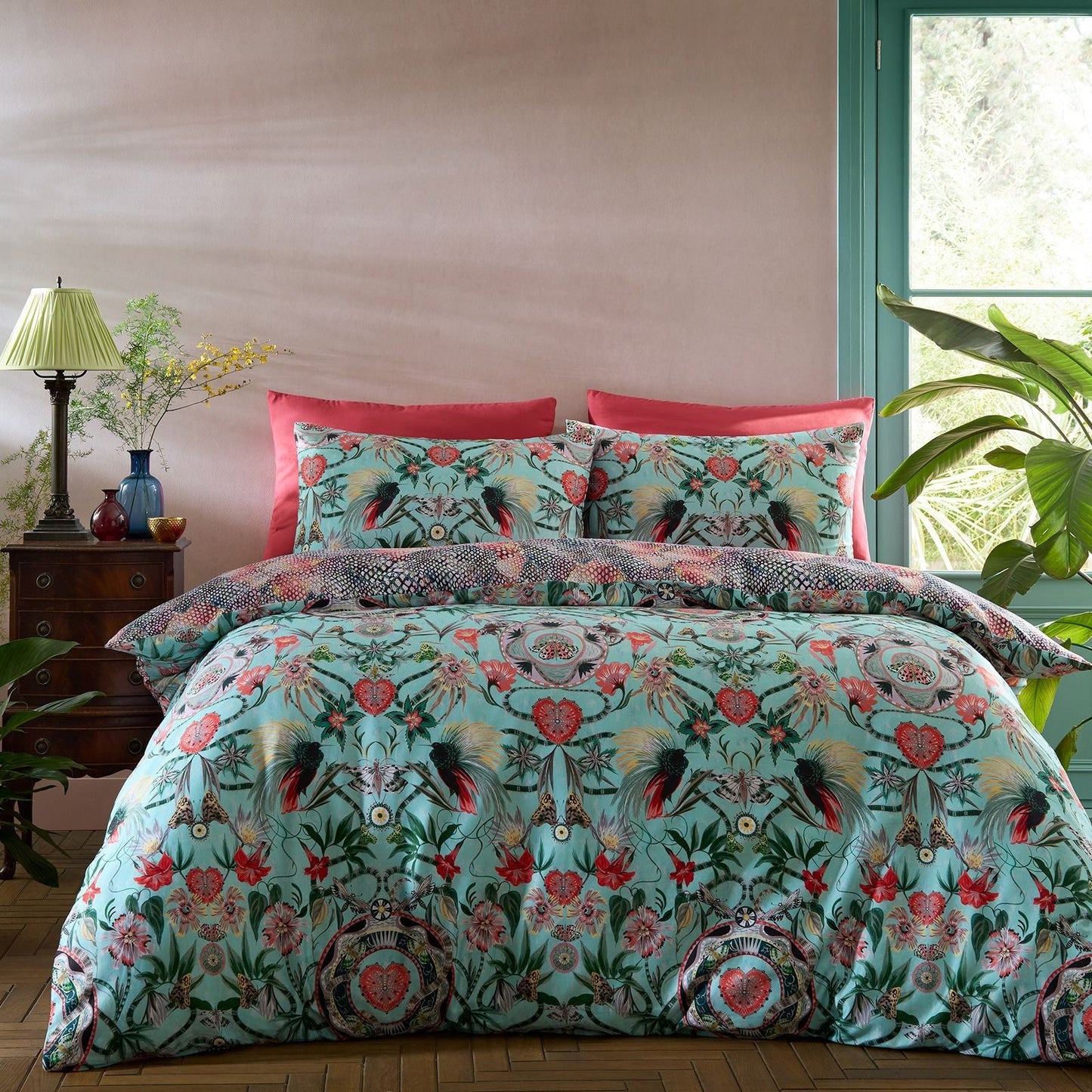 Matthew Williamson Mother Amazon Green Duvet Cover Set