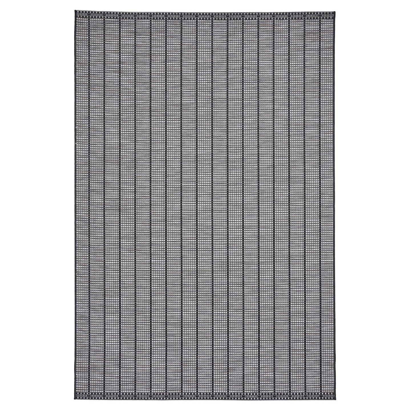 Santa Monica A041 Black Flatweave Rug