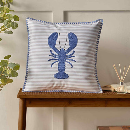 Lobster Blue Cushion
