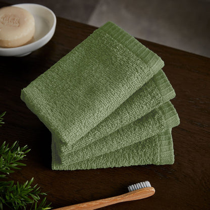 Catherine Lansfield Quick Dry Sage Green Towel and Sheet