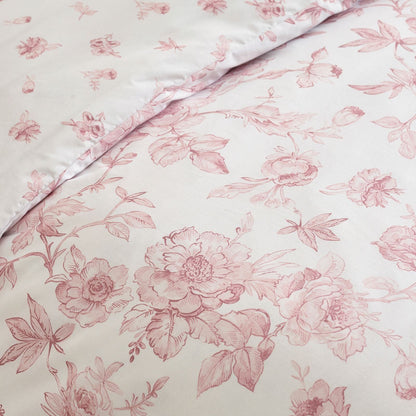 Catherine Lansfield Mirabelle Pink Duvet Cover Set