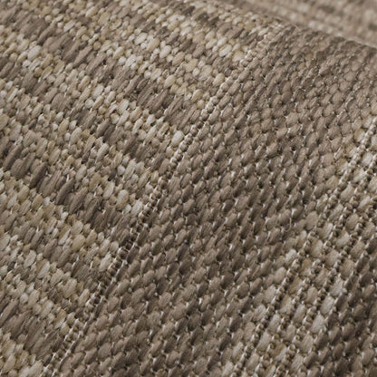 Flatweave Gel Border Latte Rug