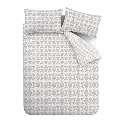 Tufted Print Natural Duvet Cover Set