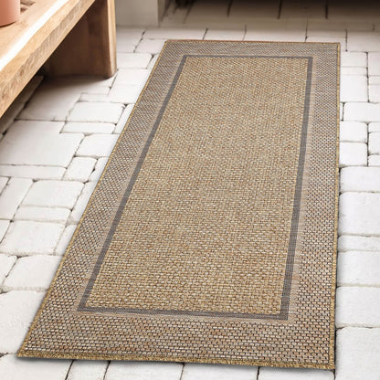 Summer Border Latte Rug