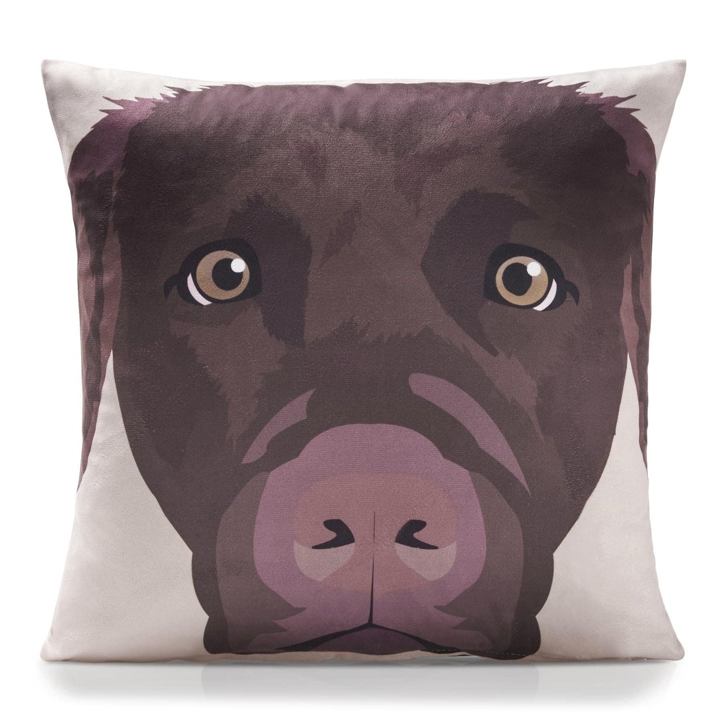 Chocolate Labrador Cushion Cover