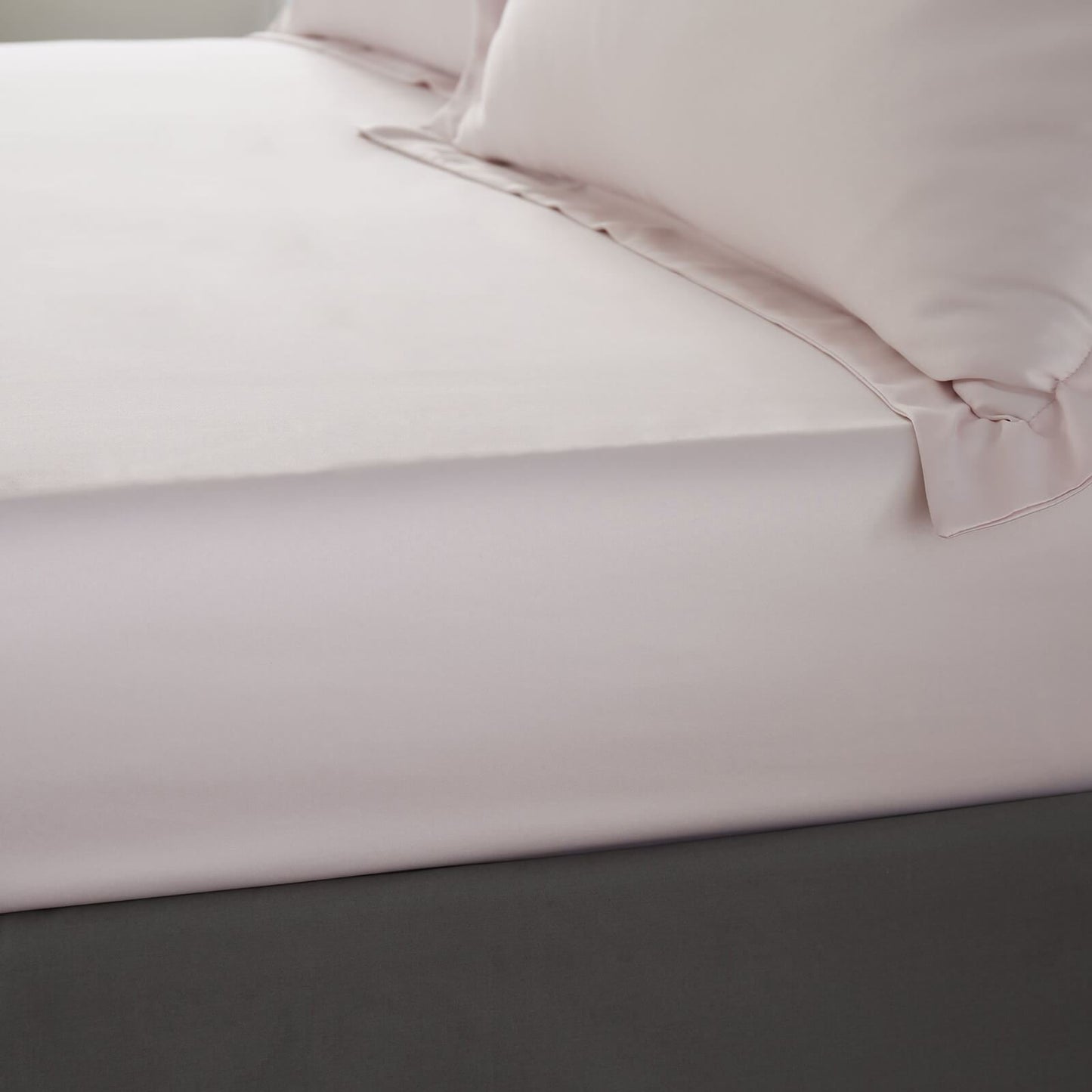 Silky Soft Sateen Blush Fitted Sheet