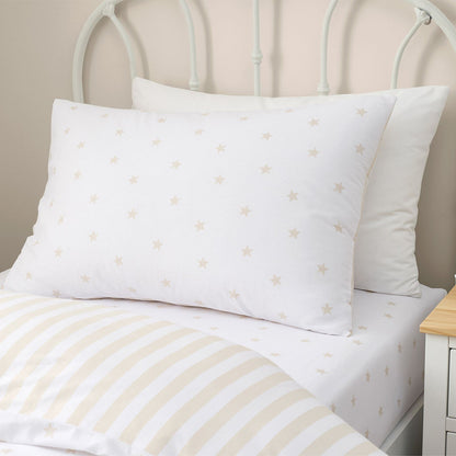 Bianca Mini Star & Stripes Natural Duvet Cover Set