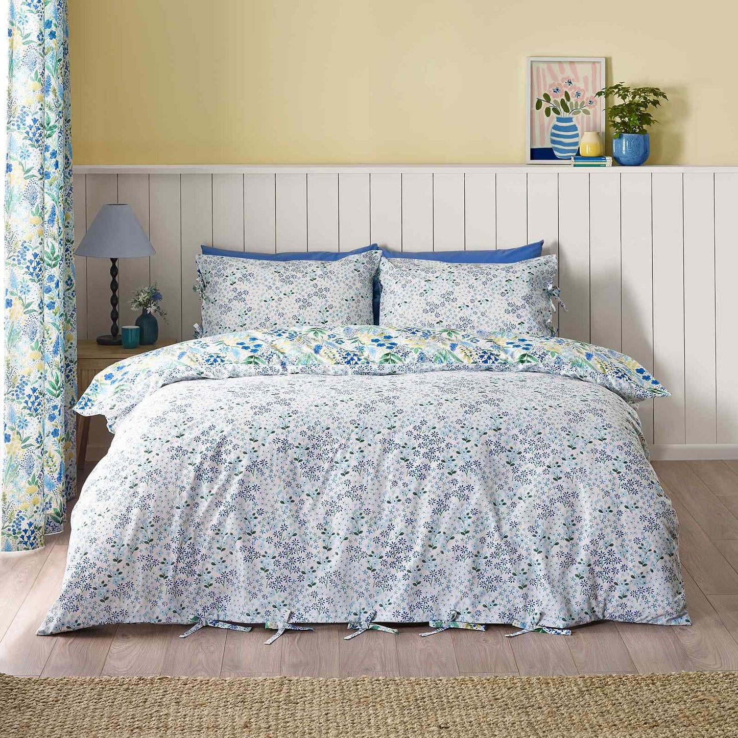 Tilly Floral Blue Duvet Cover Set