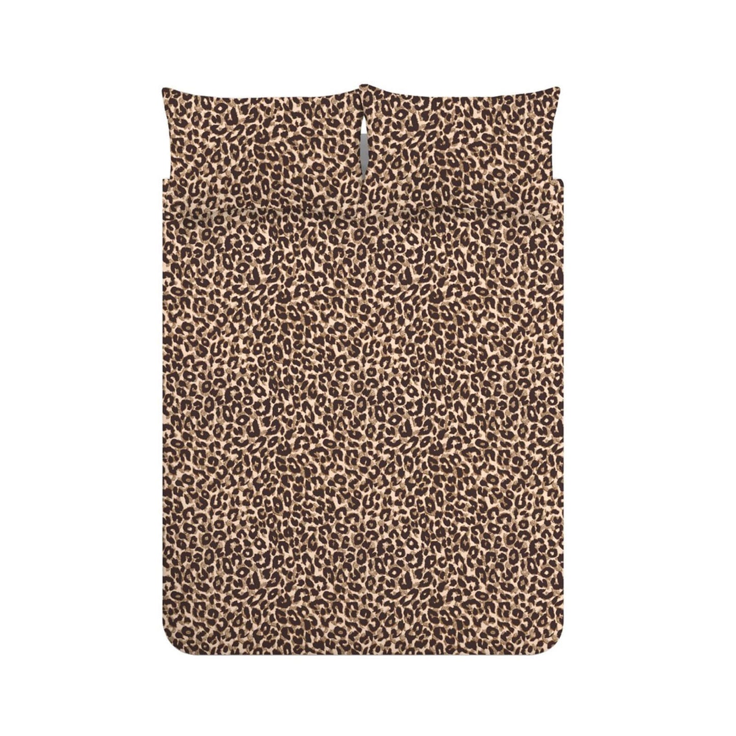 Catherine Lansfield Animal Print Bedding Duvet Cover Set Brown