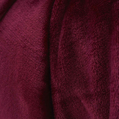 Raschel Velvet Touch Red Blanket Throw