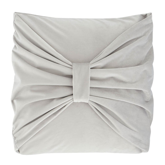 Bow Silver Filled Cushion