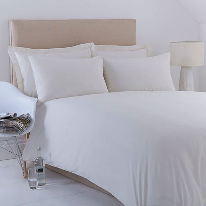 Percale Ivory Duvet Set