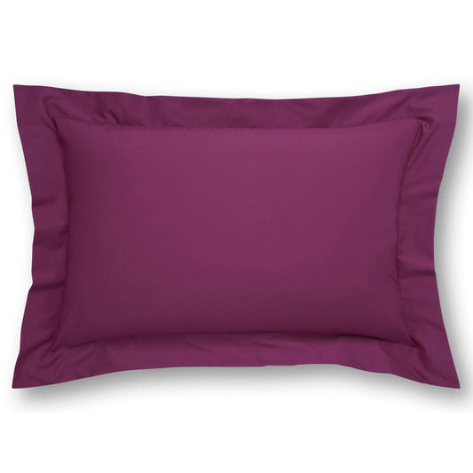 Poetry Burgundy Oxford Pillowcase