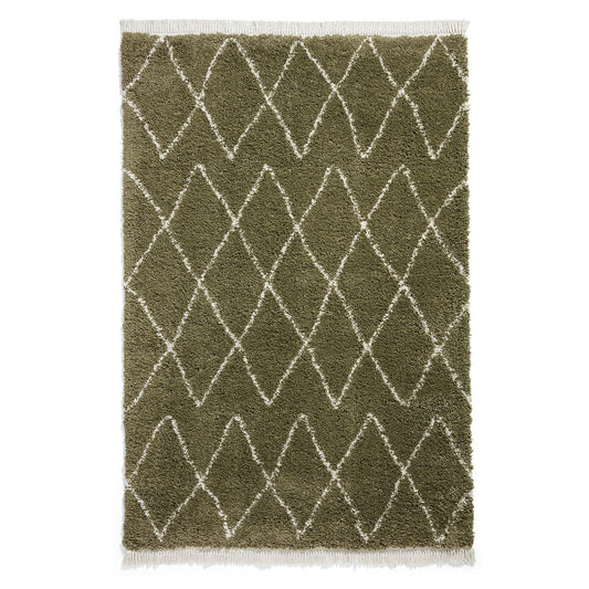 Boho 8280 Green Berber Rug