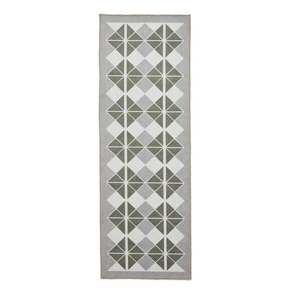 Victoria H1184 Grey/Green Washable Rug