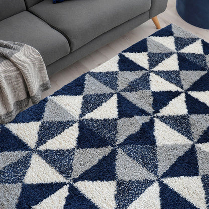 Snug Navy Scandi Rug