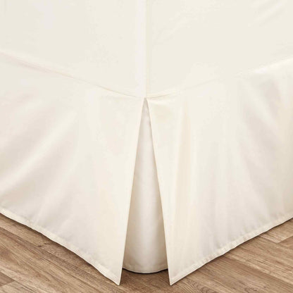 Easy Iron Percale Cream Fitted Valance Sheet