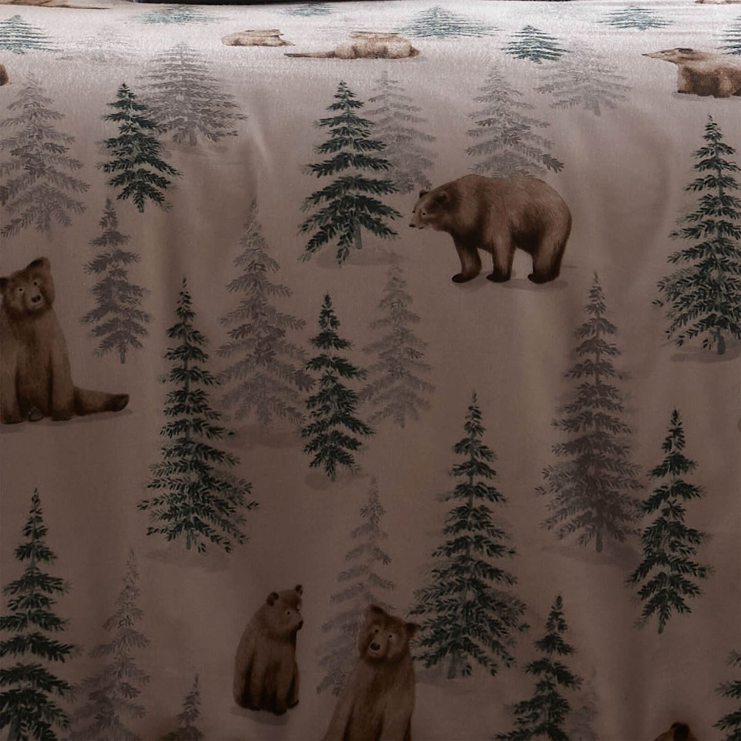 Bear Walks Natural Duvet Set