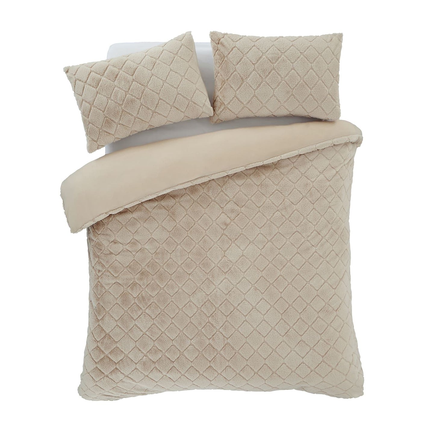 Cosy Diamond Natural Duvet Set