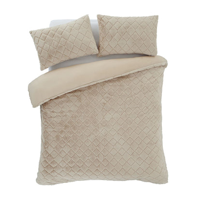 Cosy Diamond Natural Duvet Set