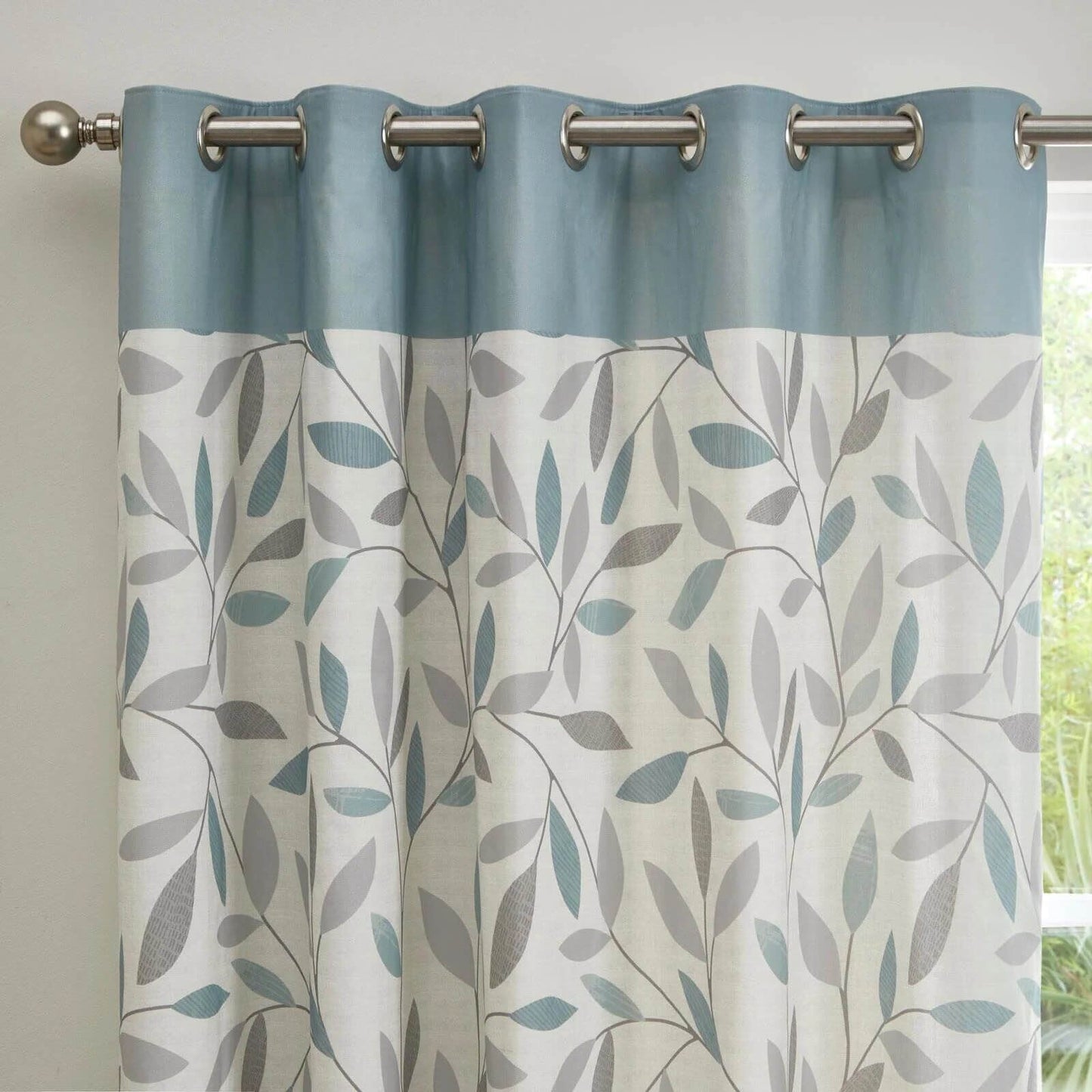 Beechwood Duck Egg Eyelet Curtains
