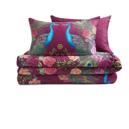 Matthew Williamson Xanadu Peacock Plum Duvet Cover Set