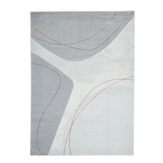 Apollo E9974 Grey/Rose Modern Abstract Rug