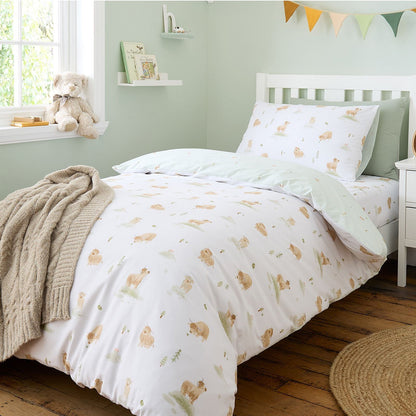 Bianca Mini Moo White Duvet Cover Set