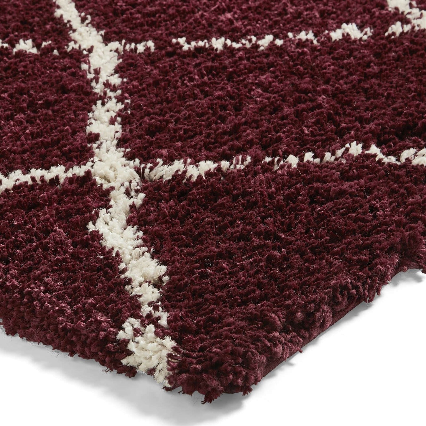 Scandi Berber G257 Red/Cream Modern Rug