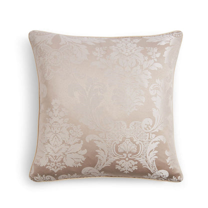 Damask Jacquard Cushion Champagne Gold