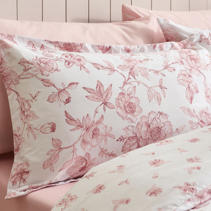 Catherine Lansfield Mirabelle Pink Duvet Cover Set