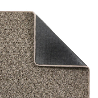 My Mat Sculptured Washable Honeycomb Mink Rug