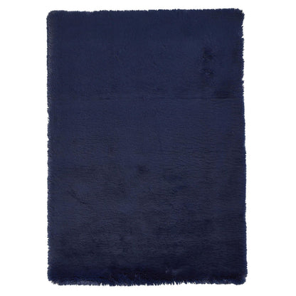 Super Teddy Navy Shaggy Rug