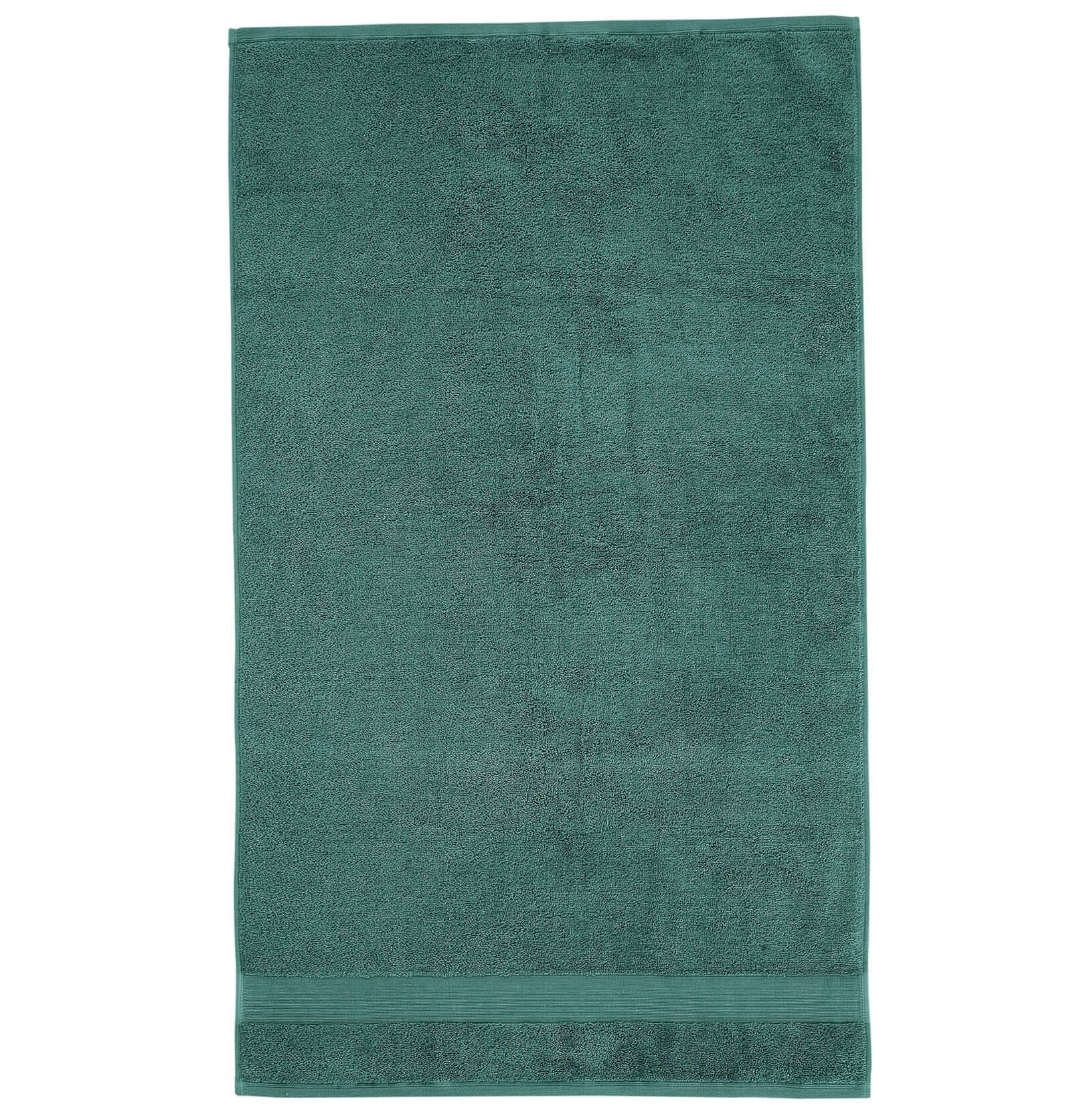 Anti Bacterial 500gsm Forest Green Hand Towel