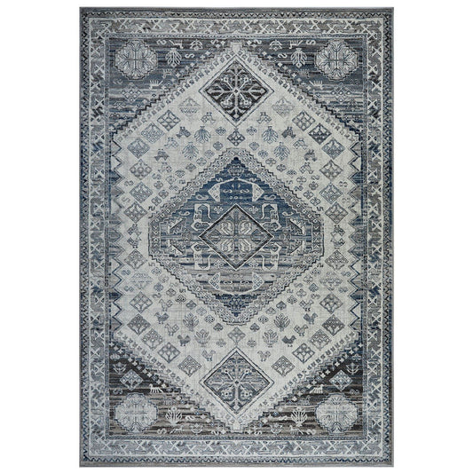 Kendra 2603 H Traditional Grey Rug