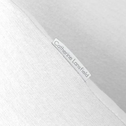 Brushed Cotton White Duvet Set