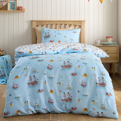 Belle & Boo Pirate Blue Duvet Cover Set