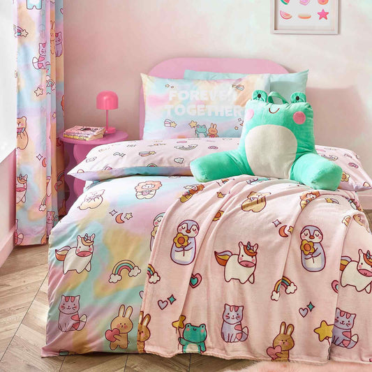 Forever Together Pastel Duvet Cover Set