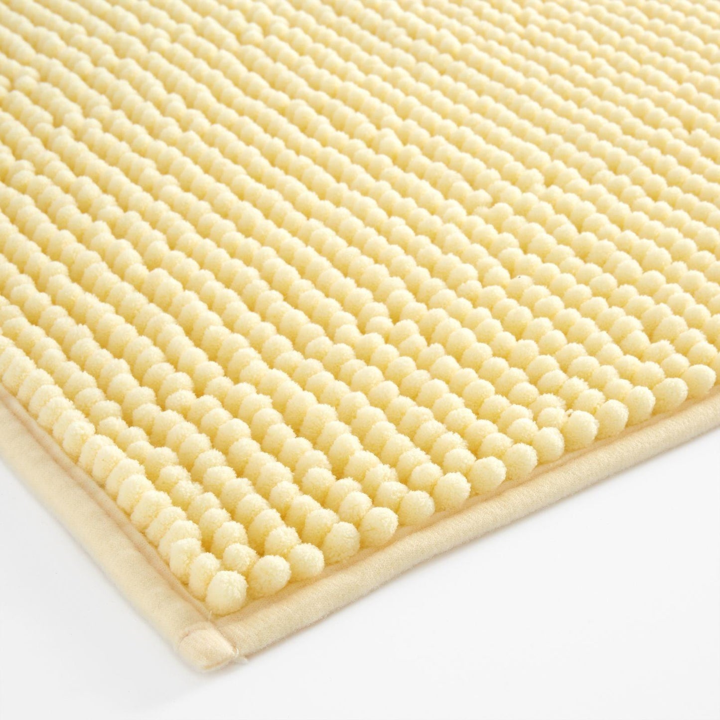 Catherine Lansfield Bobble Yellow  - Bath Mat