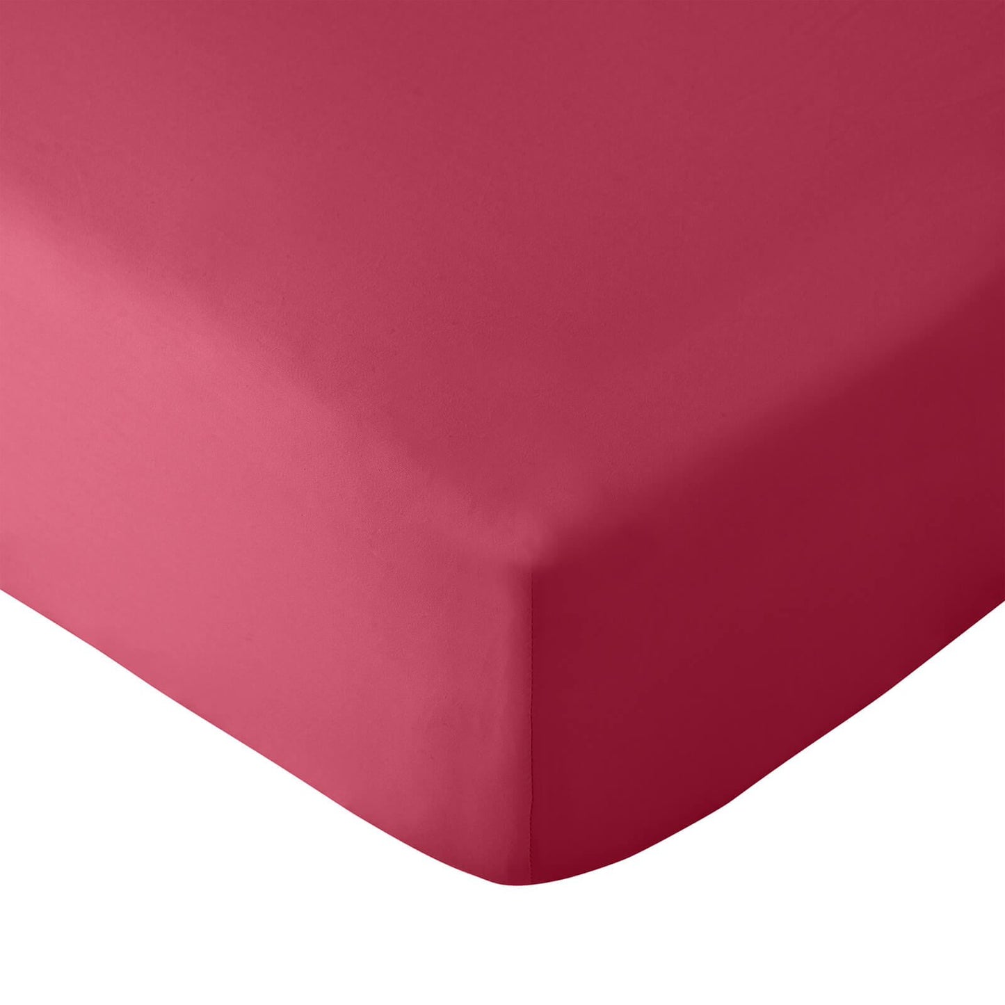 So Soft Easy Iron Hot Pink Fitted Sheet