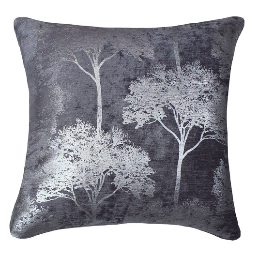 Enchanted Forest Charcoal Cushion Cover