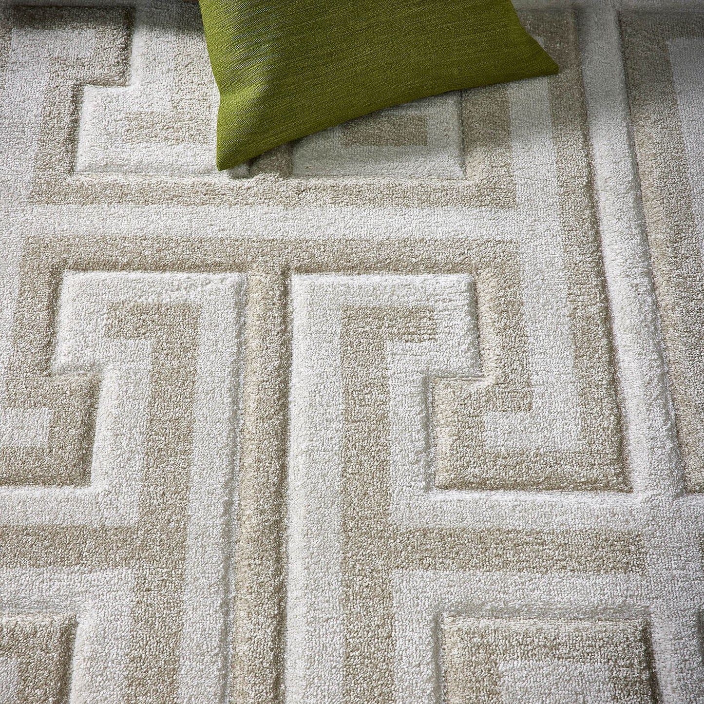 Origins Greek Key Cream Beige/Cream Rug