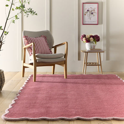 Origins Scalloped Elsie Coral/Lilac Rug